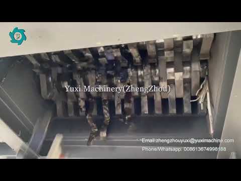 steel barrel shredder industrial metal shredding machine