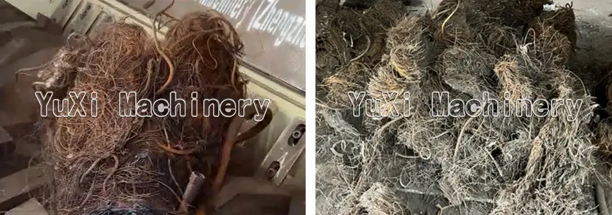 Tyre Steel Bundles Recycling Line Application