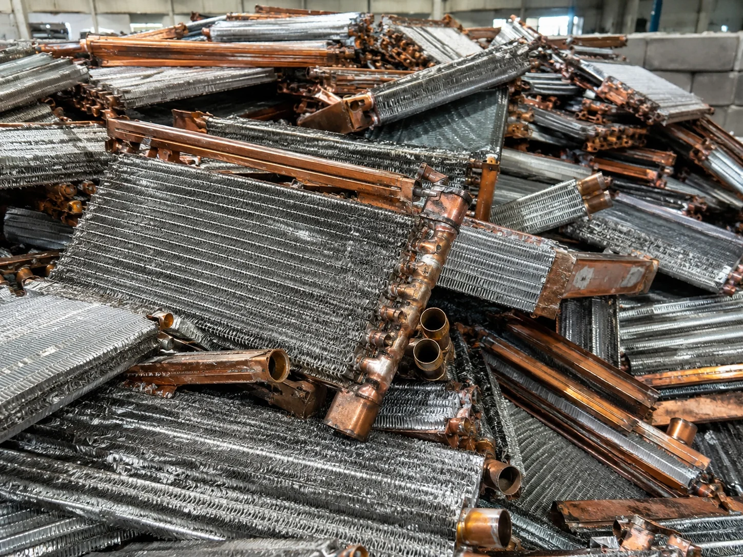 Copper aluminum radiator